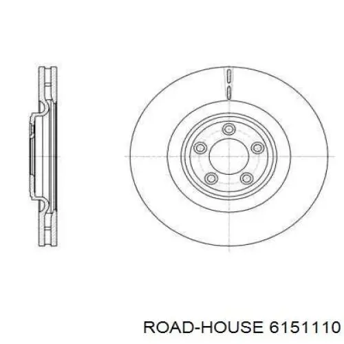 6151110 Road House тормозные диски