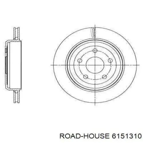 Тормозные диски 6151310 Road House