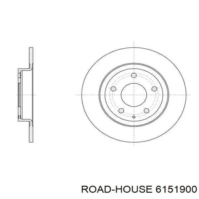 6151900 Road House тормозные диски
