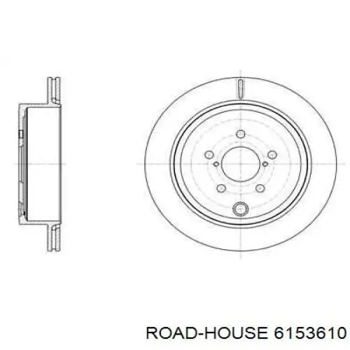 Тормозные диски 6153610 Road House