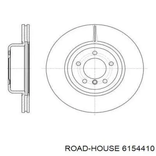 Передние тормозные диски 6154410 Road House