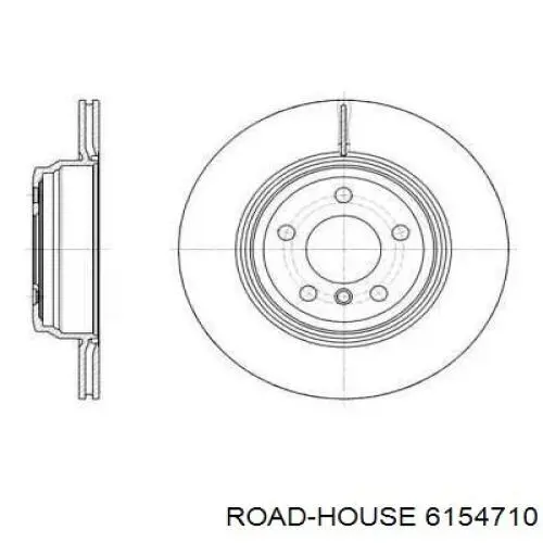 Тормозные диски 6154710 Road House