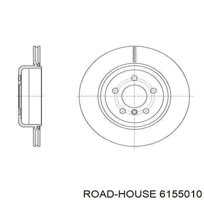 Тормозные диски 6155010 Road House