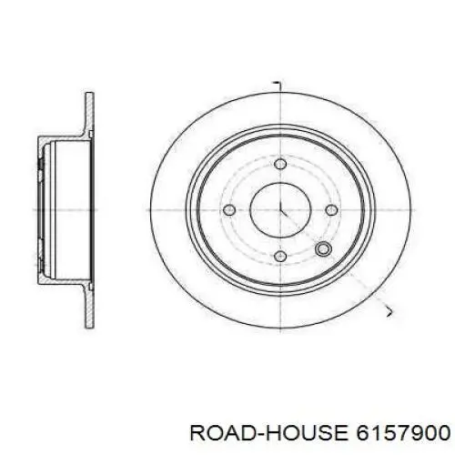 Тормозные диски 6157900 Road House