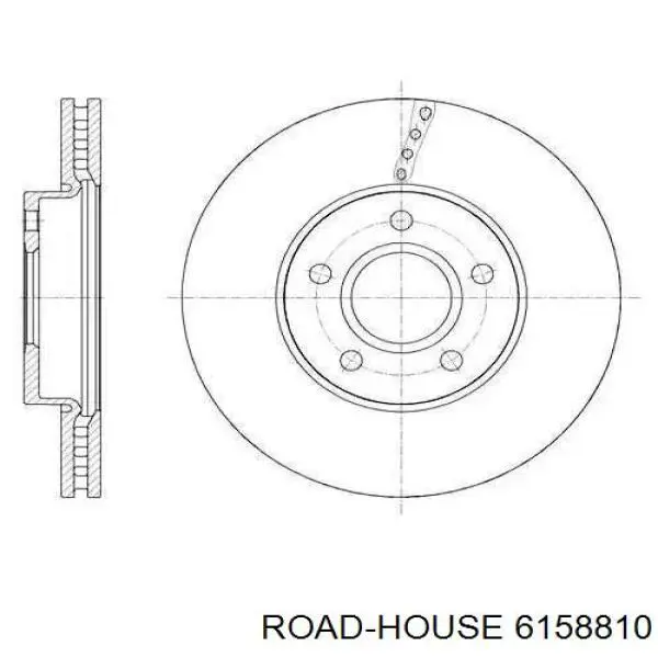 Передние тормозные диски 6158810 Road House