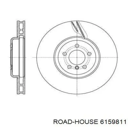 61598.11 Road House передние тормозные диски