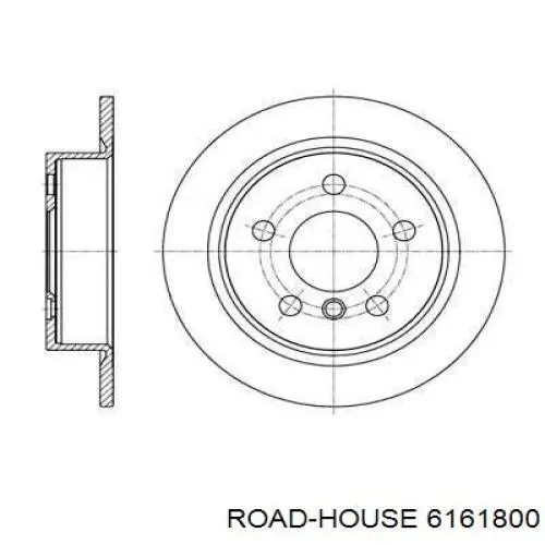 Тормозные диски 6161800 Road House