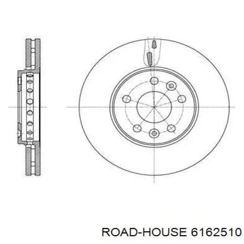61625.10 Road House тормозные диски