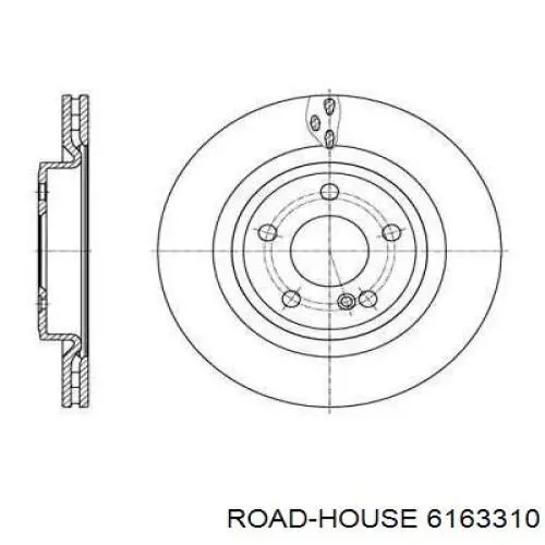 Тормозные диски 6163310 Road House