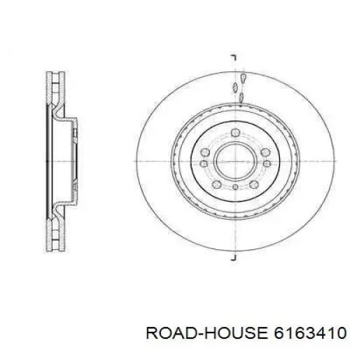 Передние тормозные диски 6163410 Road House