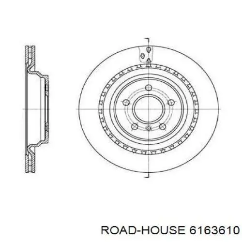 Тормозные диски 6163610 Road House