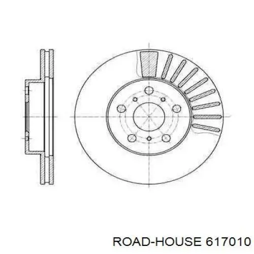 Передние тормозные диски 617010 Road House