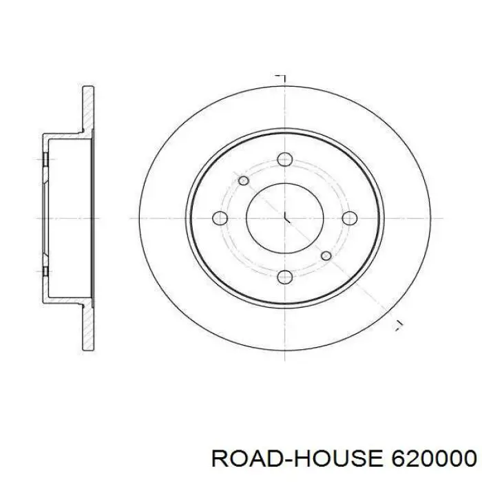 Тормозные диски 620000 Road House