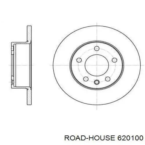 Передние тормозные диски 620100 Road House