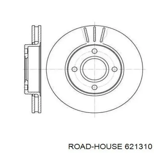 Передние тормозные диски 621310 Road House