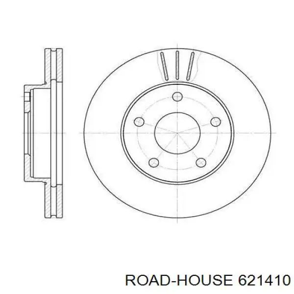 Передние тормозные диски 621410 Road House