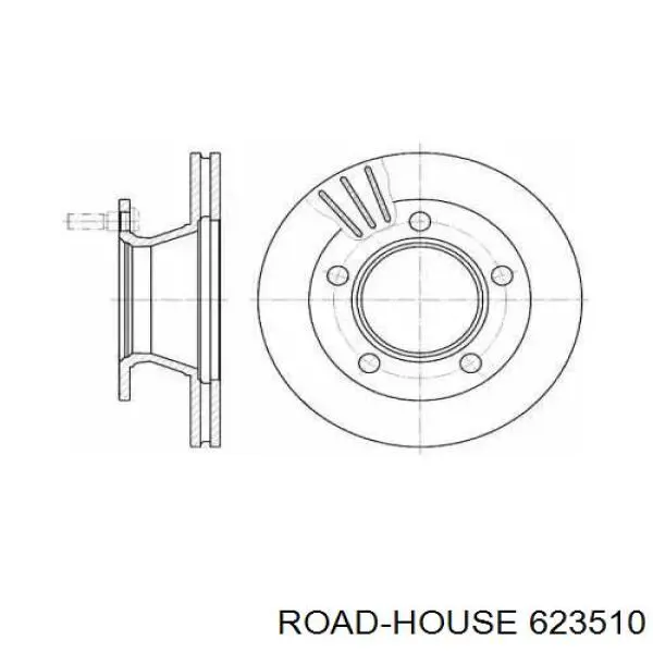 Передние тормозные диски 623510 Road House