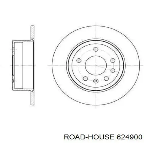 Тормозные диски 624900 Road House