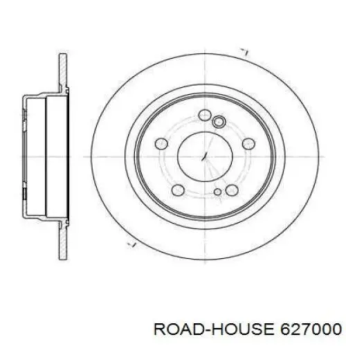 Тормозные диски 627000 Road House