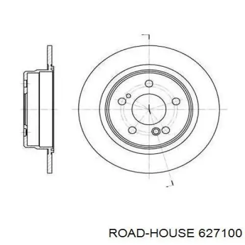 Тормозные диски 627100 Road House