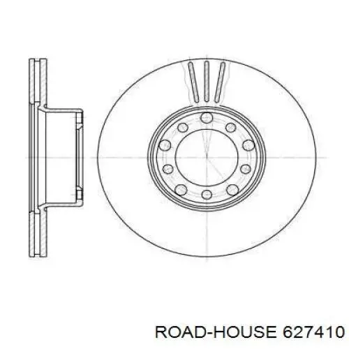 Передние тормозные диски 627410 Road House