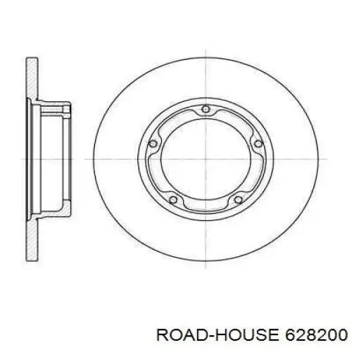 Передние тормозные диски 628200 Road House