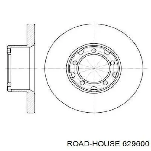 Передние тормозные диски 629600 Road House