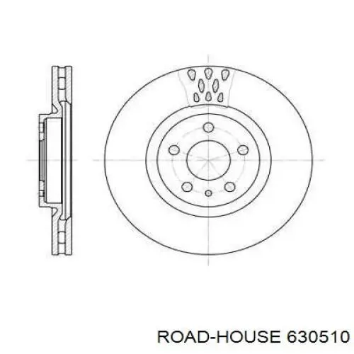 Передние тормозные диски 630510 Road House