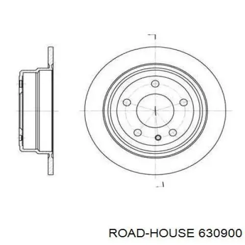 Тормозные диски 630900 Road House