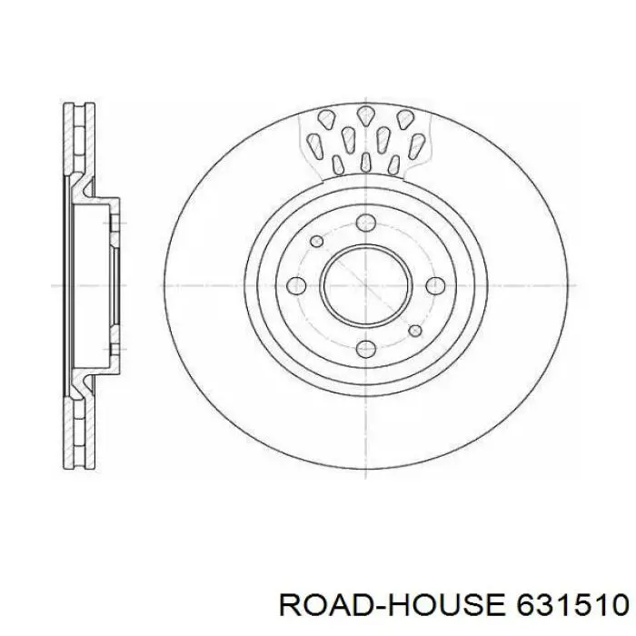 6315.10 Road House тормозные диски