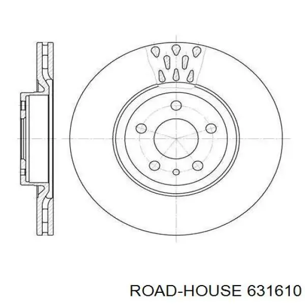 6316.10 Road House диск тормозной передний