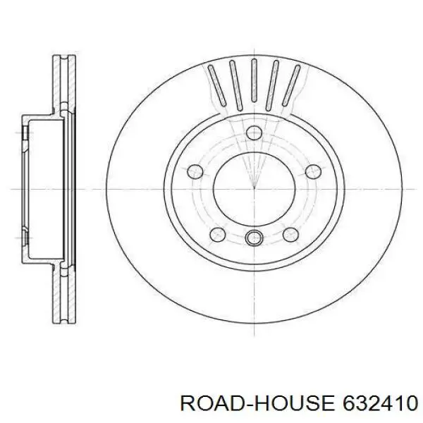 Передние тормозные диски 632410 Road House