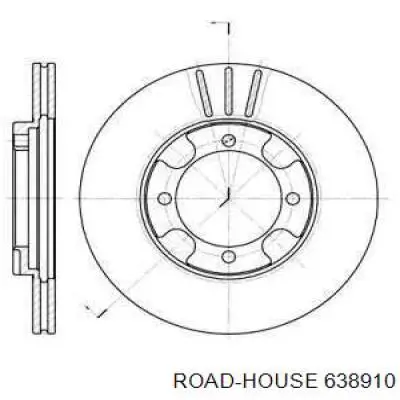 Передние тормозные диски 638910 Road House