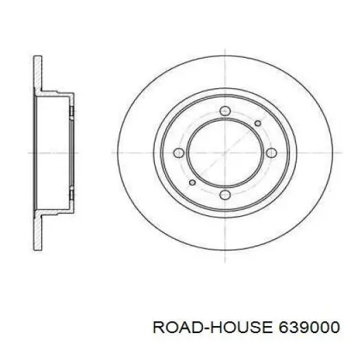 Тормозные диски 639000 Road House