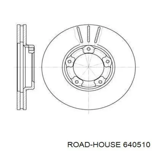 Передние тормозные диски 640510 Road House