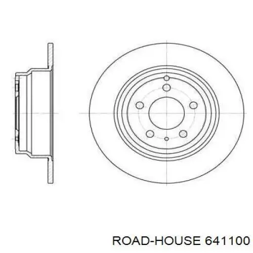 Тормозные диски 641100 Road House