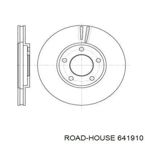 641910 Road House диск тормозной передний
