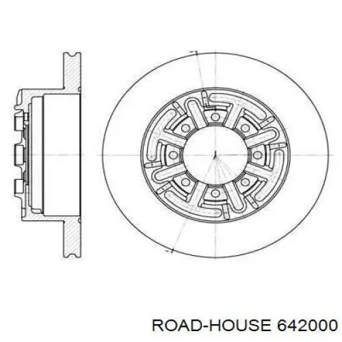 Тормозные диски 642000 Road House