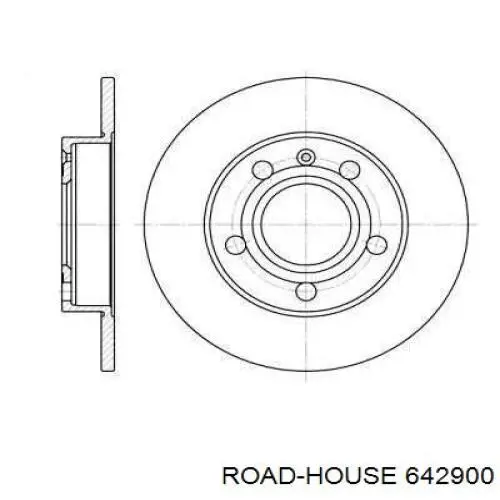 Тормозные диски 642900 Road House