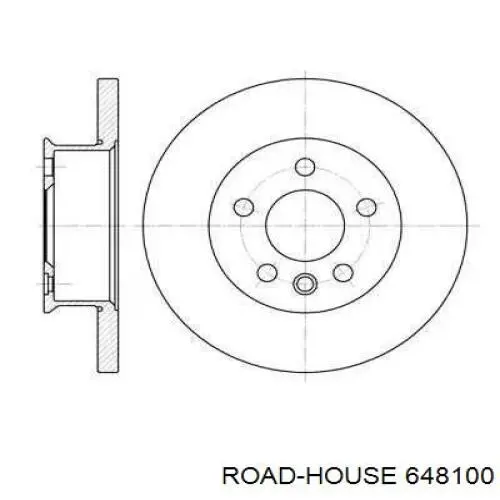 Передние тормозные диски 648100 Road House