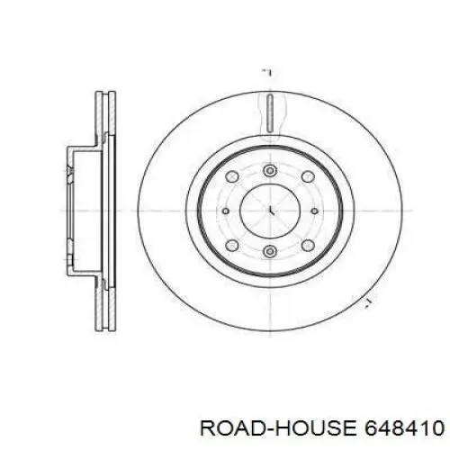648410 Road House диск тормозной передний