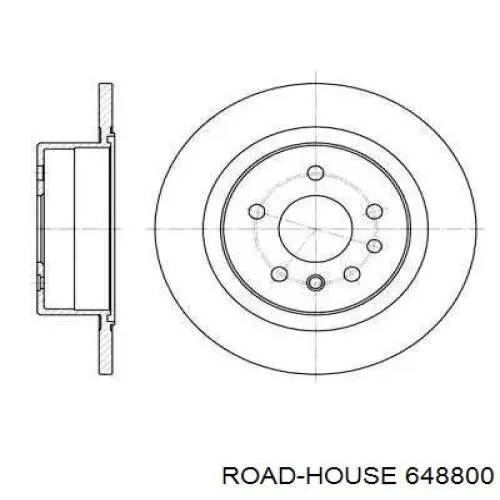 Тормозные диски 648800 Road House