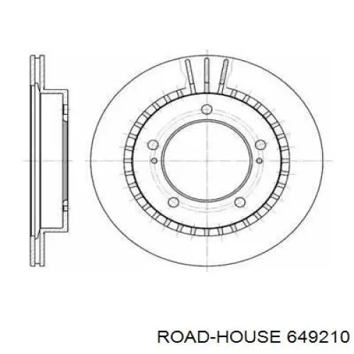 Передние тормозные диски 649210 Road House