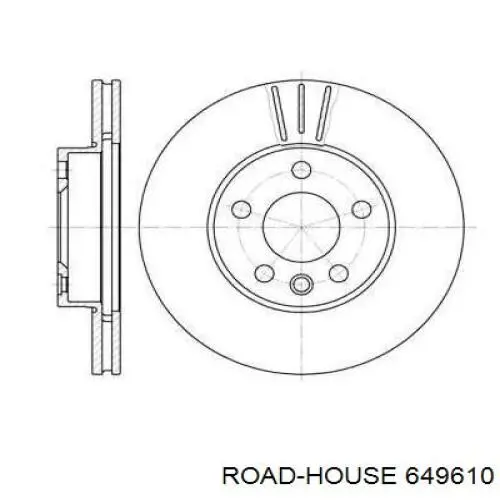 6496.10 Road House тормозные диски