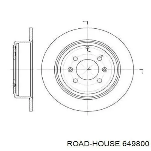 Тормозные диски 649800 Road House