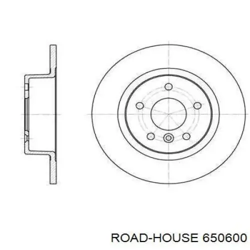 Тормозные диски 650600 Road House