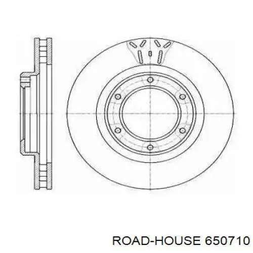 Передние тормозные диски 650710 Road House