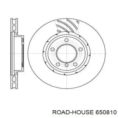 Передние тормозные диски 650810 Road House