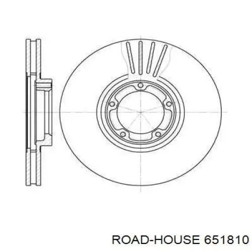 Передние тормозные диски 651810 Road House