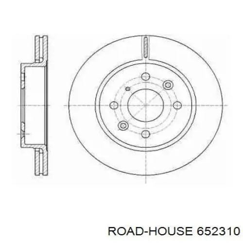 652310 Road House диск тормозной передний